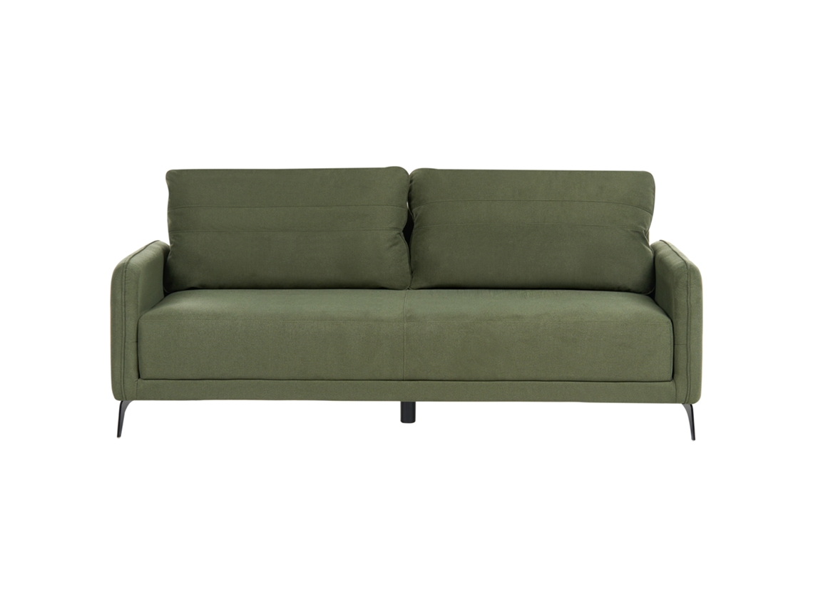 Sofá-cama Beliani Heming De Tecido Verde 200x90x88