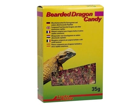 Friandises Para Répteis Lucky Reptile Pogona Candy 35 G Seco Ou Umedecido Frutos Vermelhos