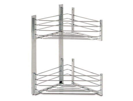 BELTRAN 4012 DELUXE Saboneteira Dupla Canto Cromada BELTRAN