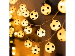 Luz de Modelagem Led para Futebol da Copa do Mundo Euro 2024, 3m, 20 Litros BRILVIBERA (amarelo)