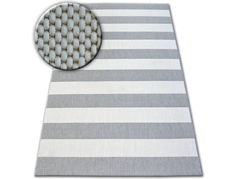 Tapete DYWANY LUSZCZOW Sizal Flat 48644-637 (Branco - 160 x 230 cm -Polipropileno)