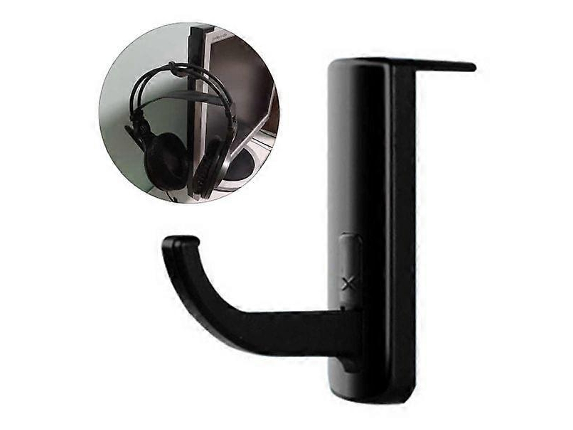 Suporte Autoadesivo Para Fones De Ouvido Para Montagem Na Tela Do Computador, Preto Ly Ebike