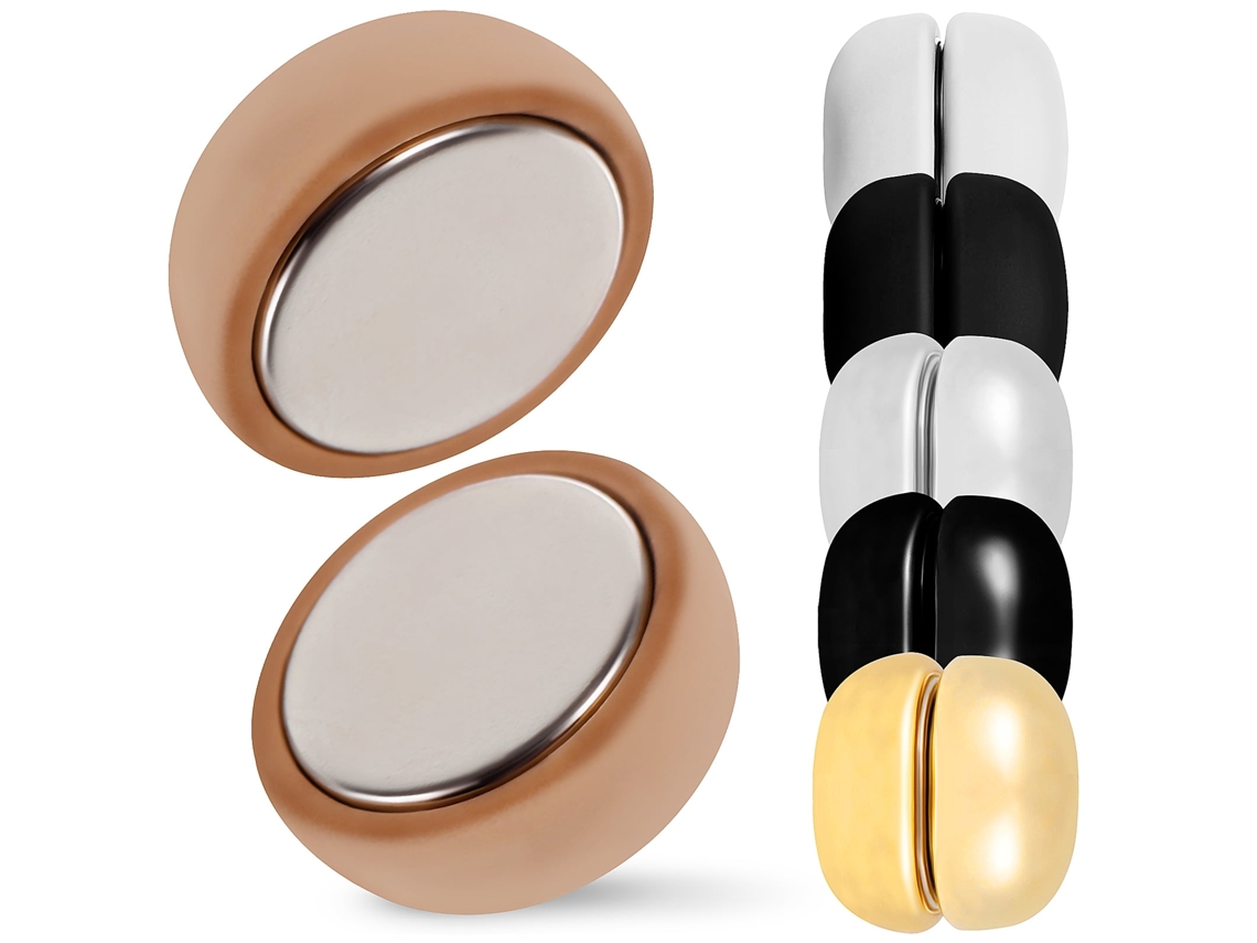 Pares de ímãs, fivelas magnéticas, broches para suéteres, broches para xales, broches para roupas