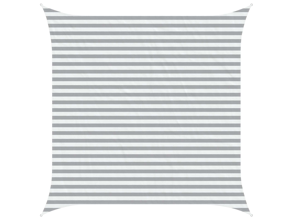 Conjunto 1 Sombra De Sol Vidaxl Cinzento-claro Poliéster (3,6 X 3,6 M)