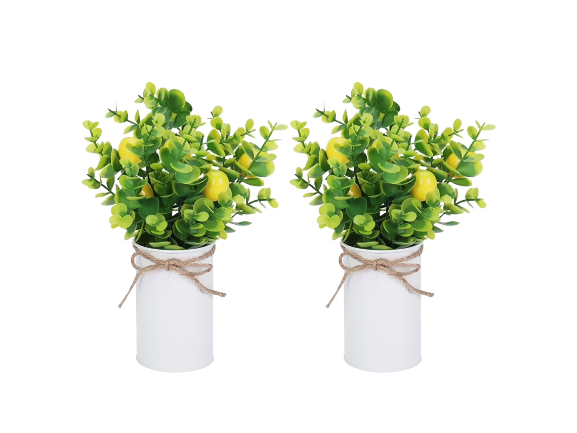 Macas Fruta Artificial Vasos Decoração Mesa