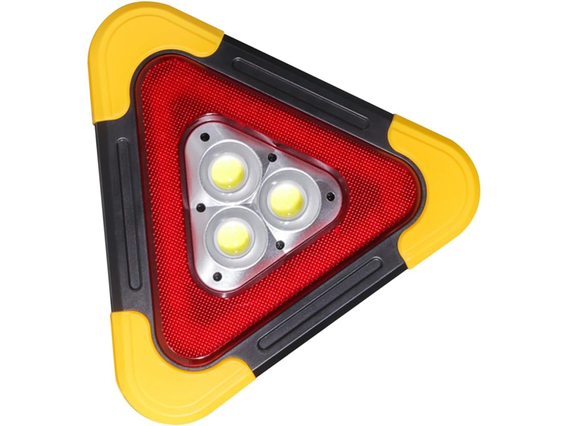 Triângulo De Led Galpada Para Carro, Sinalização De Advertência Portátil Em Abs, Refletor Triangular Para Reboque E