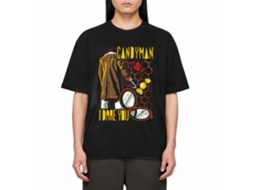 Rockinstone Candyman Storybook Style Black Adult T-shirt Size:s