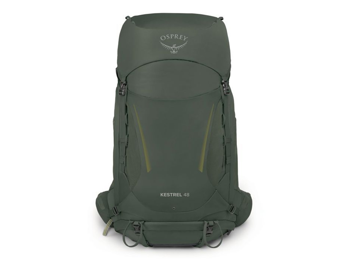 Mochila Masculina De Caminhada Osprey Verde Oliva Cinza Escuro Kestrel 48 L / Xl Bonsai Green 219318