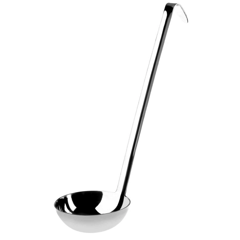 Concha, Colher de Sopa, Molho, Concha de Aço, 9 cm, 125 ml Kadax