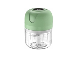 Mini Picador De Alho Elétrico, Usb Recarregável, Sem Fio, Aço Inoxidável