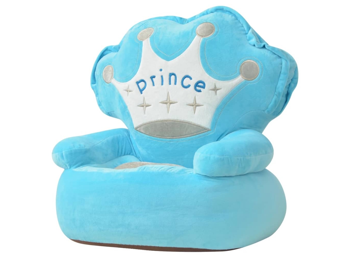 Children's Chair, Children's Chairs Vidaxl Azul Peluche (n/a)