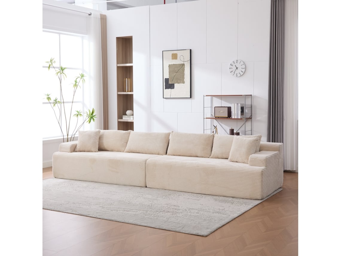 Sofa Antiderrapante Modular De Tecido Chenille Se Adapta Perfeitamente A Qualquer Espaco Feito Para Durar Com Estilo