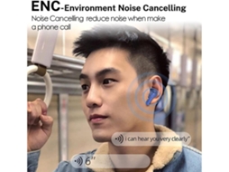 Auriculares Sem Fios Bluetooth Cancelamento De Ruído À Prova De Água Lurelia