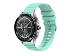 Pulseira De Silicone De 22 Mm Com Costura Ondulada Em Pontos.
