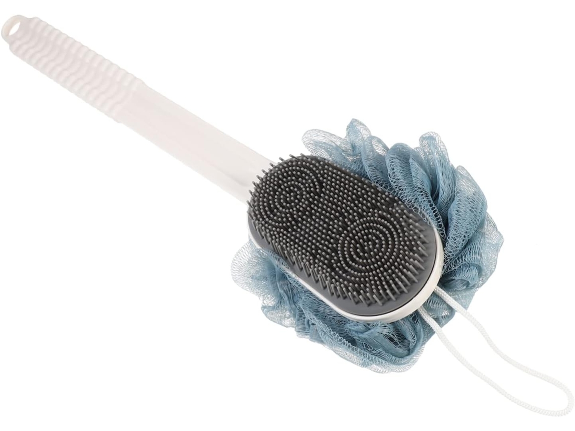 Lurelia Escova De Silicone Para Banho, Silicone Macio, Cabo Longo E Cerdas Macias, Uso Diário Suave