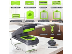 Picador De Legumes Manual Com Recipiente, Ideal Para Uso Na Cozinha, Pode Picar Cenouras E Batatas