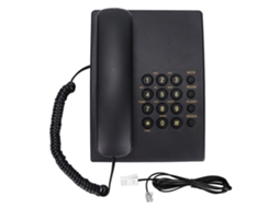 Telefone Fixo Com Fio De Mesa Kxt435 Com Id De Chamada E Volume Ajustável Para Lar Hotel Escritório Preto