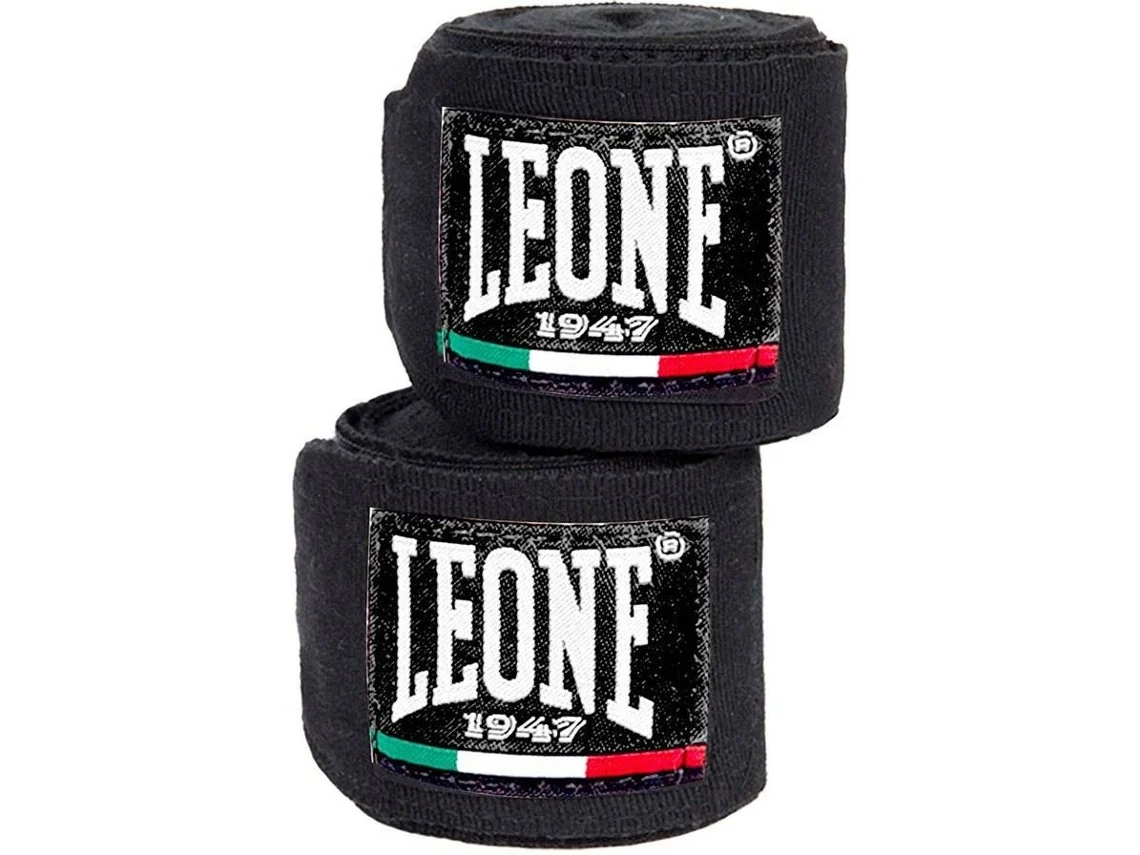 Ligaduras de Boxe LEONE1947 (250 cm - Preto)