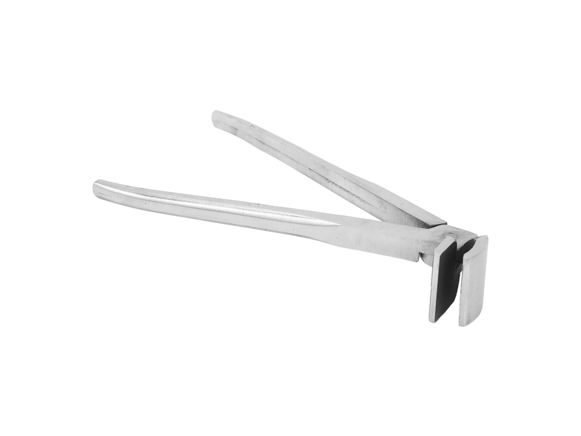 Alicate De Bico Curvo Para Artesanato Em Couro, Com Forte Poder Corte, Aço Inoxidável, Ideal Trabalhos Manuais Bolsas E Cintos. -aquaforge