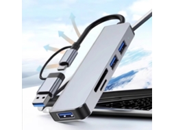 Lurelia Hub Usb-c 5 Em 1 Para Telemóvel E Tablet