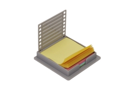 Conjunto de 2 Estênceis para Notas Adesivas, Modelo Post, It, Lançamento 2025, para Notas de 7, 6 X 7, 6 Cm BRILVIBERA (3 X 3 Polegadas)
