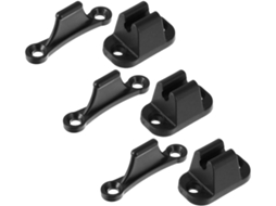 Conjunto De 3 Travas Para Portas Reboque, Trailers E Veículos De Carga, Em Nylon, Fáceis De Remover E Versáteis