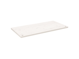 Desk Top, Desk Tops Vidaxl Branco Madeira De Pinho (110 X 55 X 2.5 Cm)