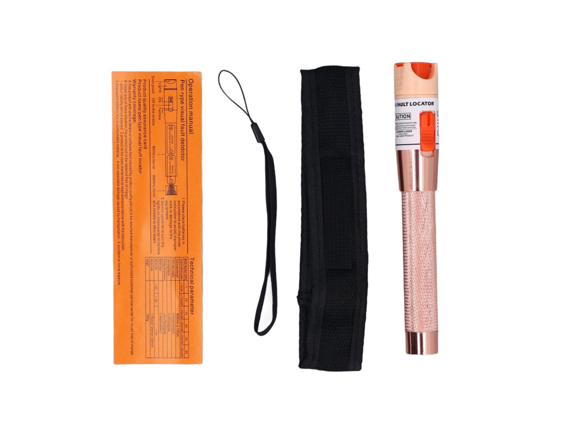 Yuru localizador de Falhas Visuais de Fibra 10mw 2.5mm Conector Universal Tester de Fonte Óptica para Lc Fc Sc St