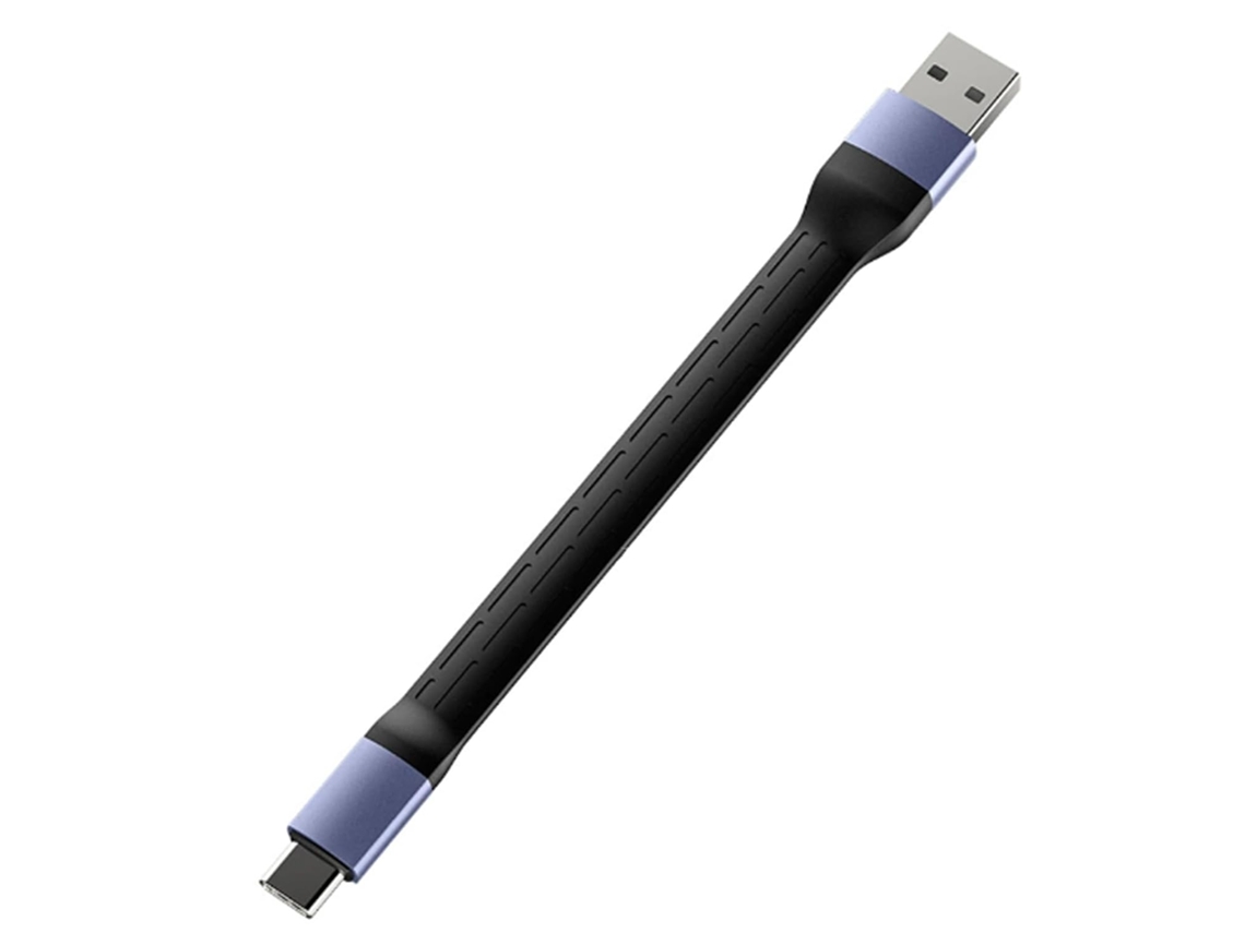 Cabo De Carregamento Usb A Para Tipo C Plano 15 Cm, Sincronização