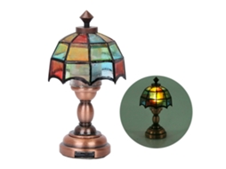 Ats acessórios para Casa de Boneca Lâmpada Led Mini Colorida Ornamentação Simulada 1:12
