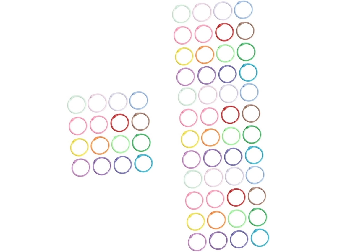File Rings Reutilizáveis Housouutil, Chaveiros, Acessórios De Papelaria E Artesanato Estudantes