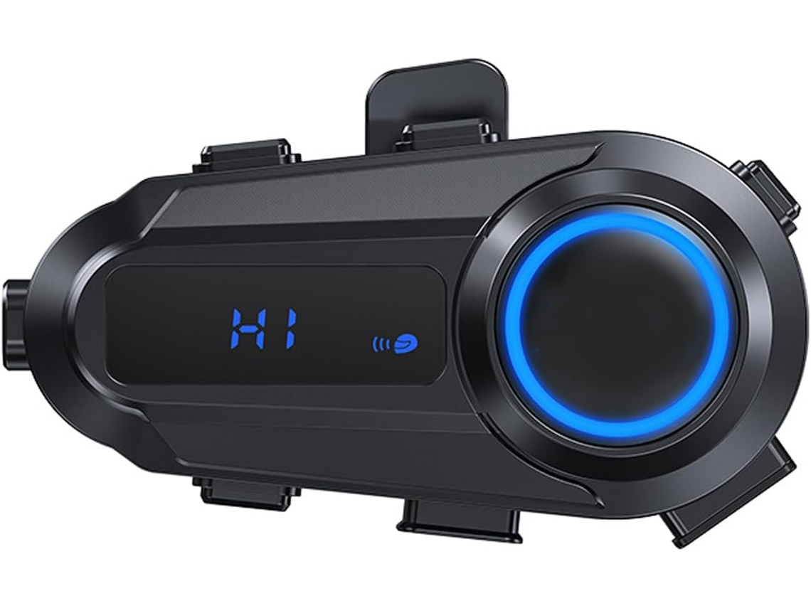 Casque Bluetooth Para De Moto, Áudio Hifi Bluetooth 6.0, Interfone Bidirecional, Dupla Redução Bruto, Lumière