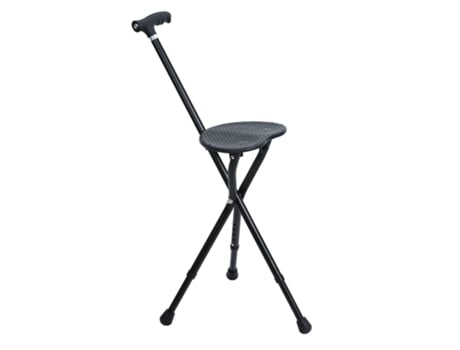 Bengala Com Assento, Altura Ajustável De 95 Cm, Com Capacidade De Carga Até 200 Kg. Com Iluminação Led, Dobrável, Leve. Biplut