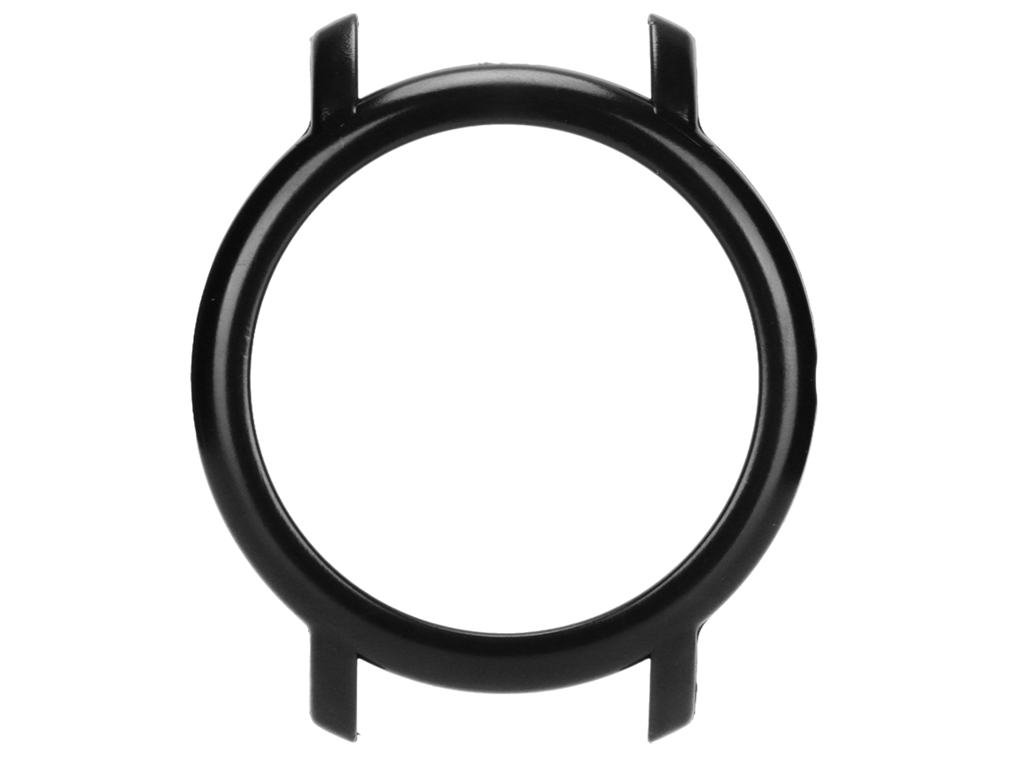 Mali capa Protetora de Pc Dura para Xiaomi Air Smartwatch Bumper Shell Frame Preto