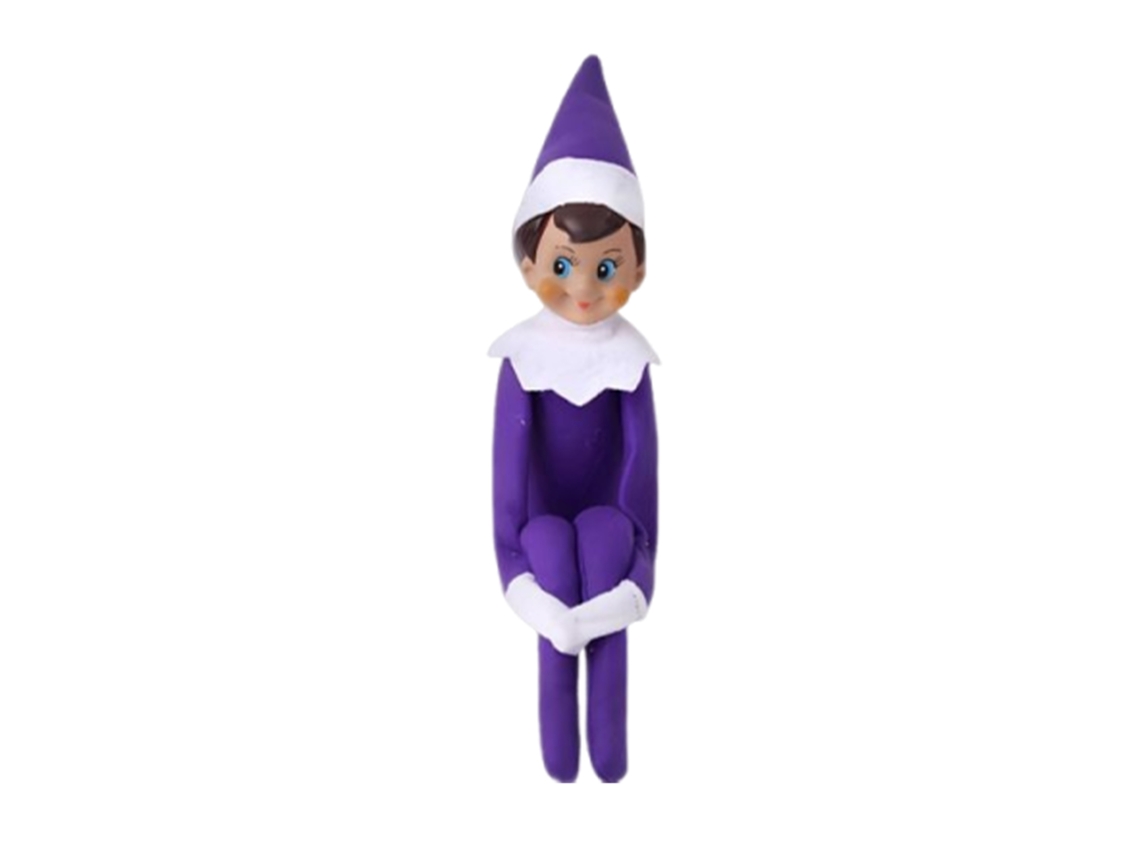 Boneco Elfo De Natal Decorativo, Figura Natalina Fofa Para Árvore De Natal E Decoração De Casa**popular Bebê Roxo-aquaforge