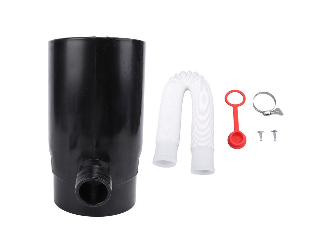 Sistema Coleta Água Chuva 10cm Divertidor Redondo Eficiente Preto