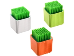 2026 linjou 3 Escovas de Silicone para Roupas Multifuncionais Escova de Lavanderia para Manchas