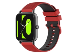 Pulseira De Silicone Quadriculada Bicolor De 22 Mm Para Xiaomi Haylou Rs4 Ls12