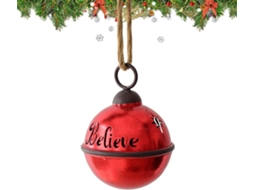 Enfeite De Árvore De Natal Pingente Artesanal Com Cordão Para Pendurar Sino Para Decoração De Na Gokoco