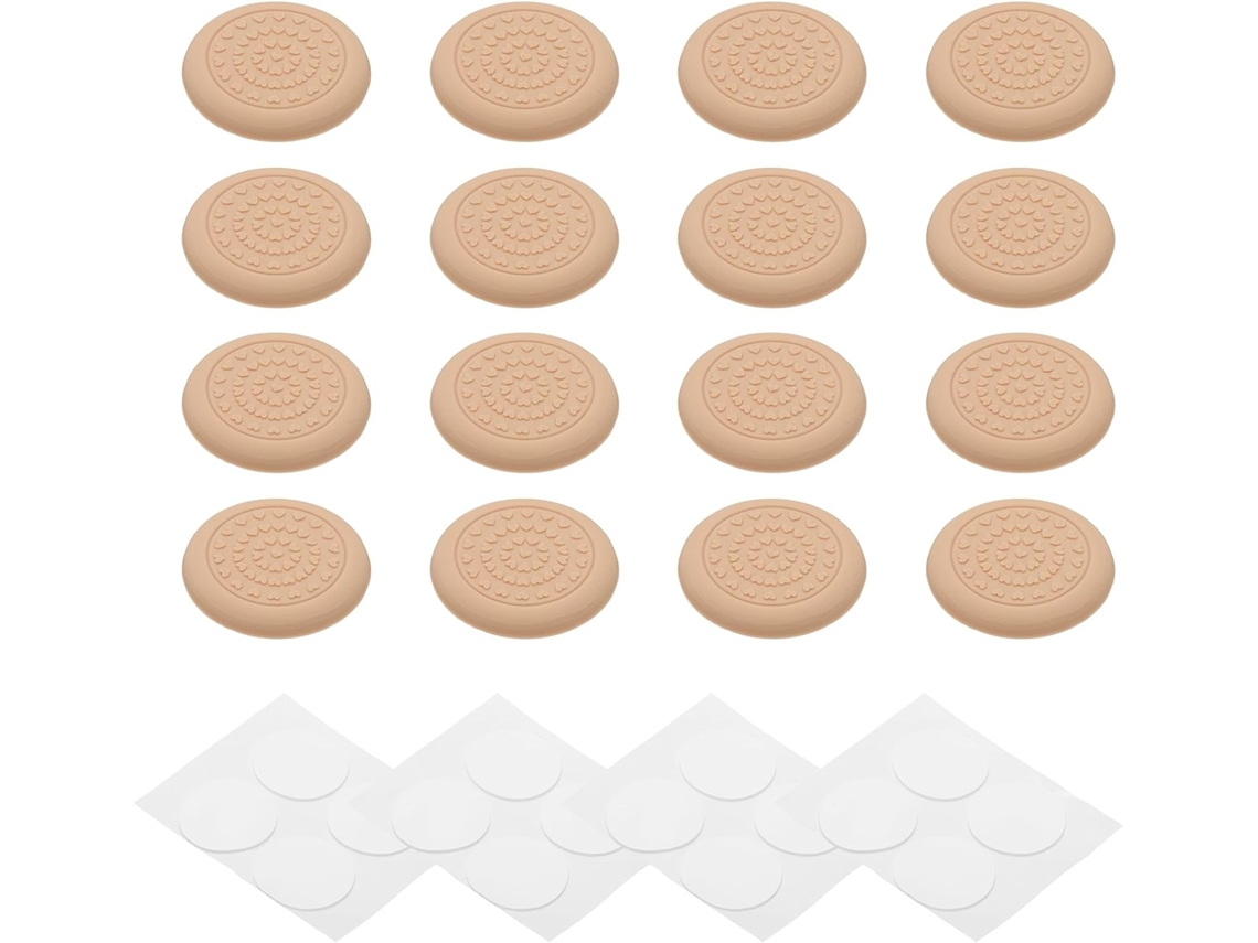 Patikil Protetores Antiderrapantes Para Móveis De 4cm 1, 6 Polegadas, 16-unidades, Copos De Borracha Redondos Para
