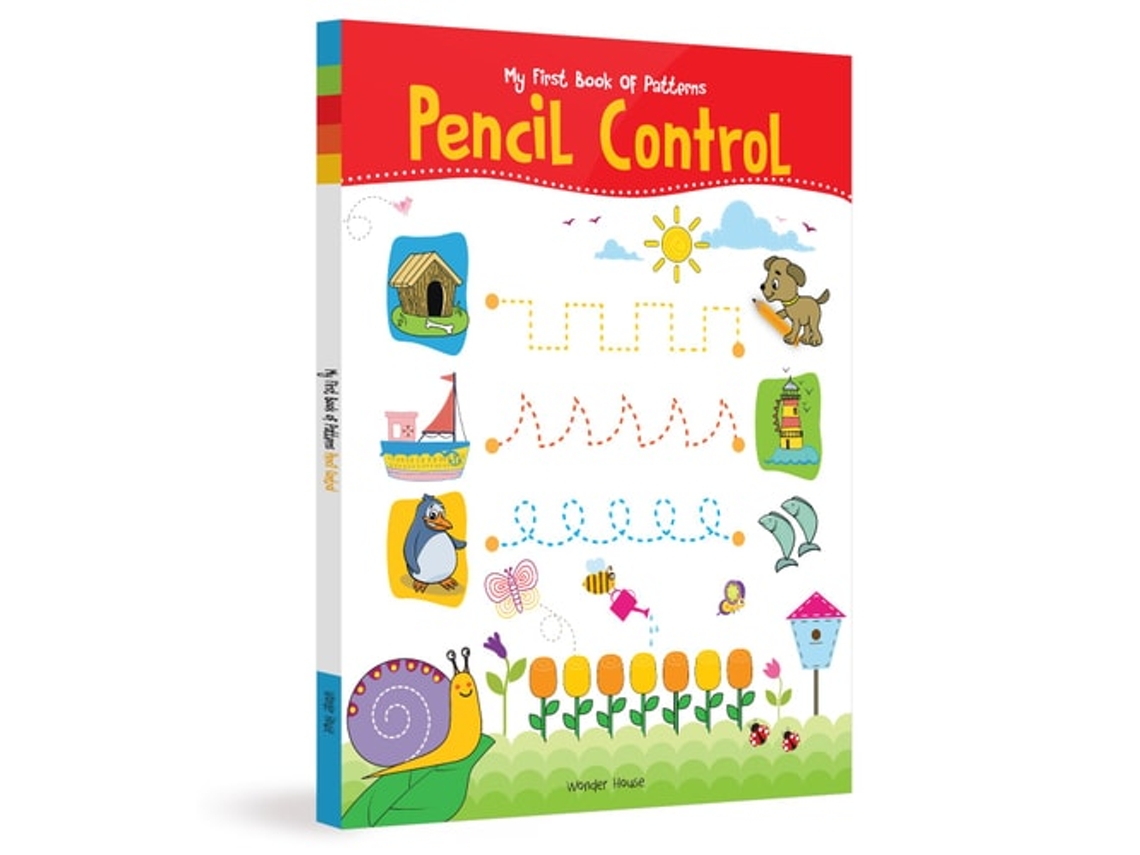 Livro My First Book Of Pencil Control De Wonder House Books (inglês)