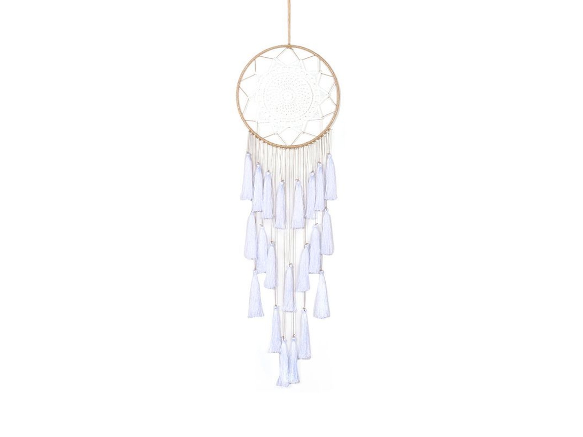 Atrator de Sonhos de Parede Decoração de Quarto Branco S/MARCA