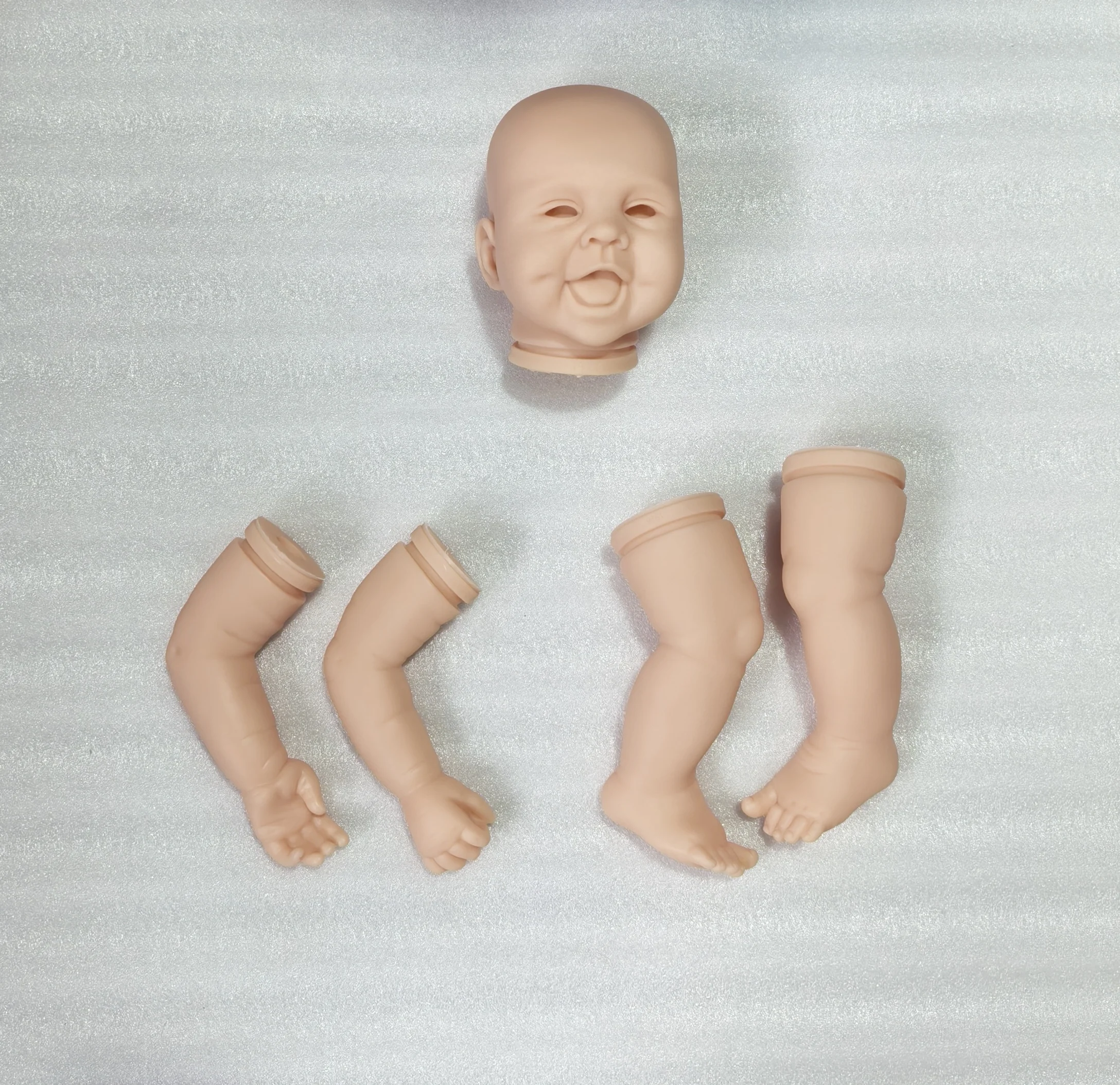 (branco) Kit Para Montar Boneca De 50 Cm (20 Polegadas) - Brinquedo Inacabado