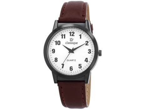 Relógio Classique® Homem Com Pulseira De Pele Ecológica