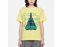 Rockinstone Top Gun Movie Cool Heather Yellow Adult T-shirt Size:xxxl