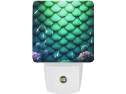 Luminária De Parede Noturna, Luz Noturna Estilo Luar, Luz Noturna de Jardim, Sensor Crepuscular, Luz Led Branca