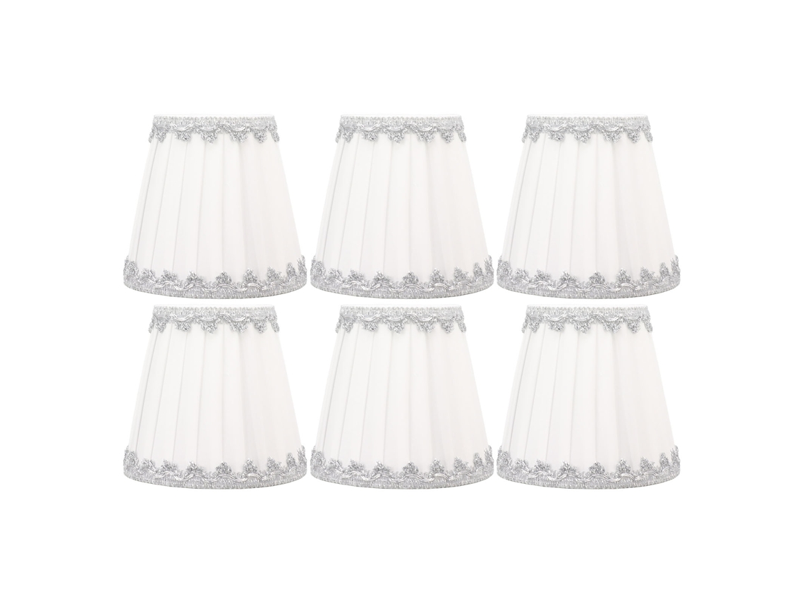 Conjunto de 6 Abajur de Tecido Moderno Simples para Sala de Estar S/MARCA