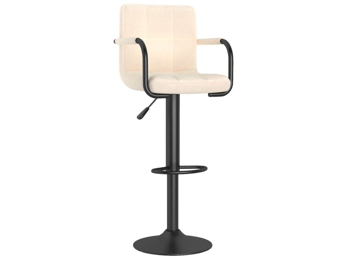 Bar Stool, Bar Stools Vidaxl Creme Tecido (n/a)