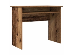 Desk, Desks Vidaxl Marrom Madeira Processada (n/a)