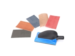 Laxiscreed Esponja De Lixa Manual Sem Poeira Com Velcro Para Alisamento De Superfícies